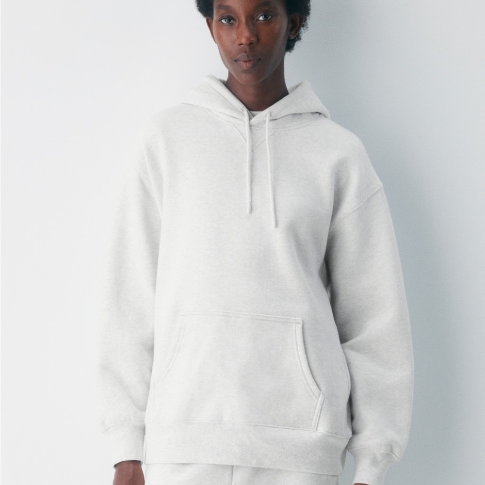 Aritzia TNA cozy fleece boyfriend hoodie
